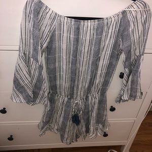 Off the shoulder romper